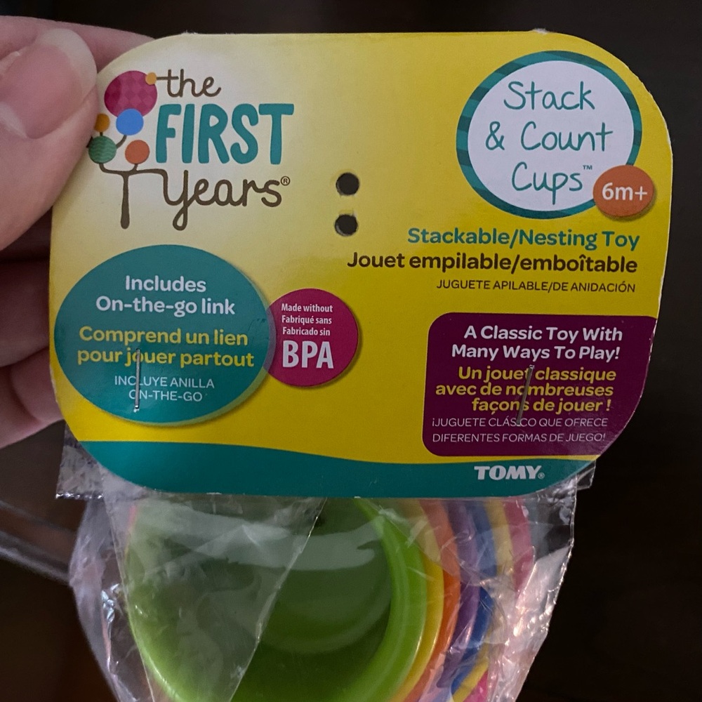 Stack & Count Cups - Multicolor